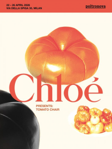 Chloé ressuscite la Tomato Chair, icône des années 70