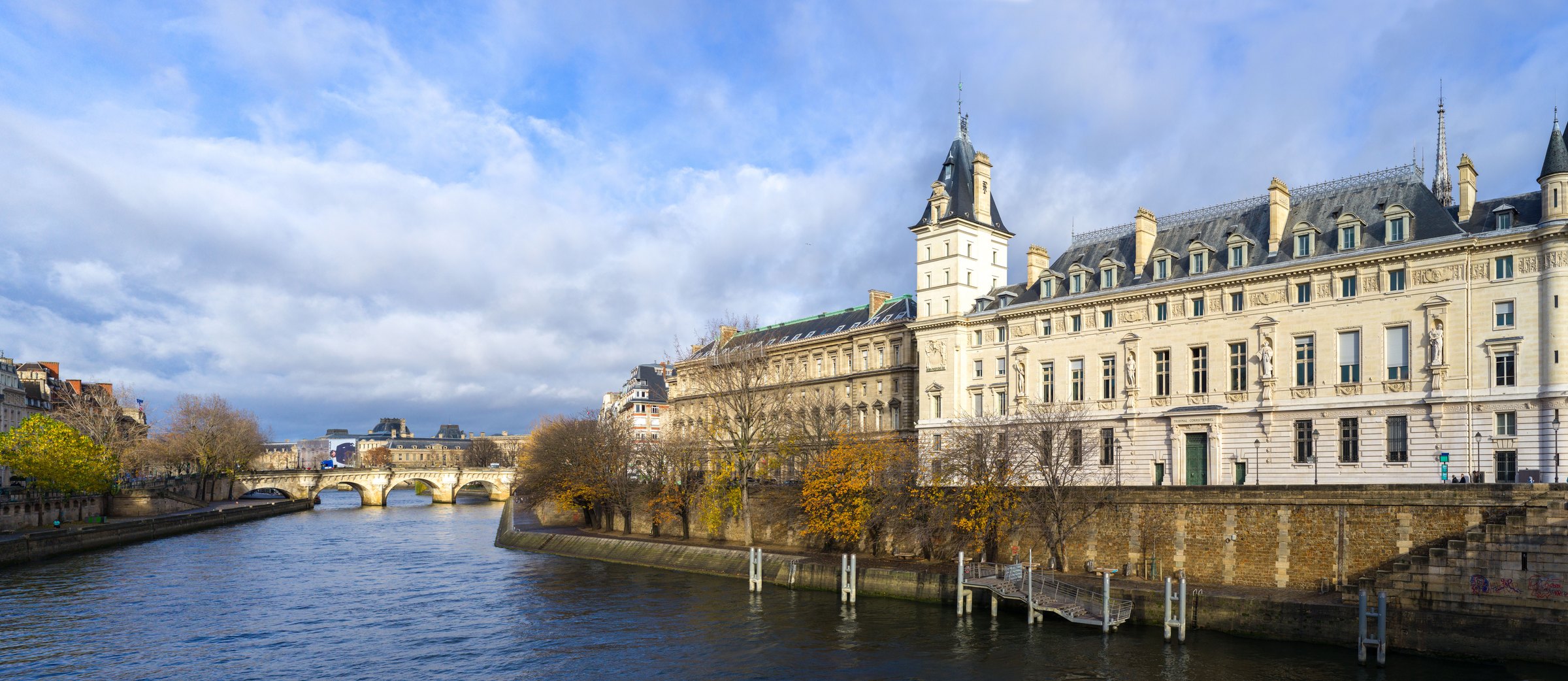 Pont-Neuf et Seine — panoramique