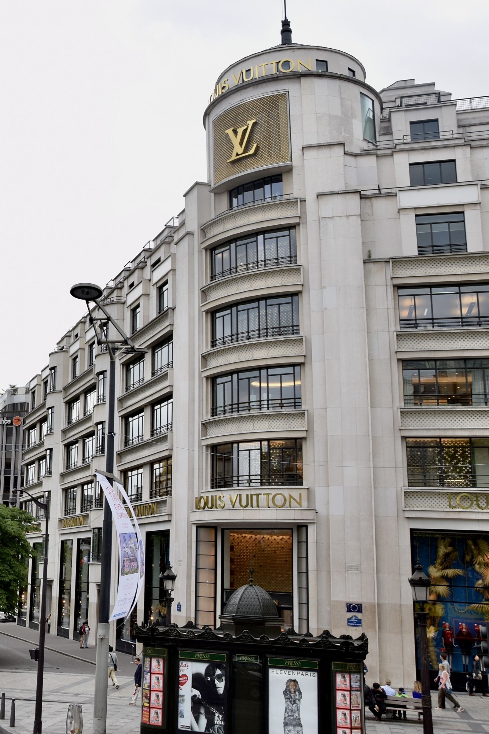 Le siège de Louis Vuitton, marque phare du groupe LVMH, à Paris