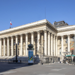 Façade du Palais Brongniart, ancien siège de la Bourse de Paris