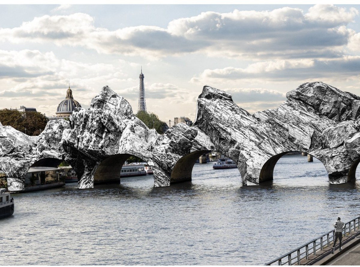 La Caverne du Pont-Neuf par JR — rendu officiel