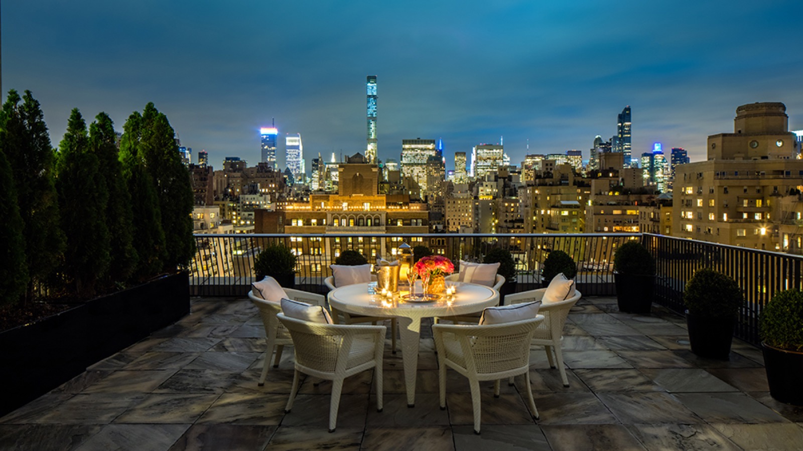 La terrasse du Grand Penthouse du Mark Hotel, la plus grande de New York. (Photo The Mark Hotel)