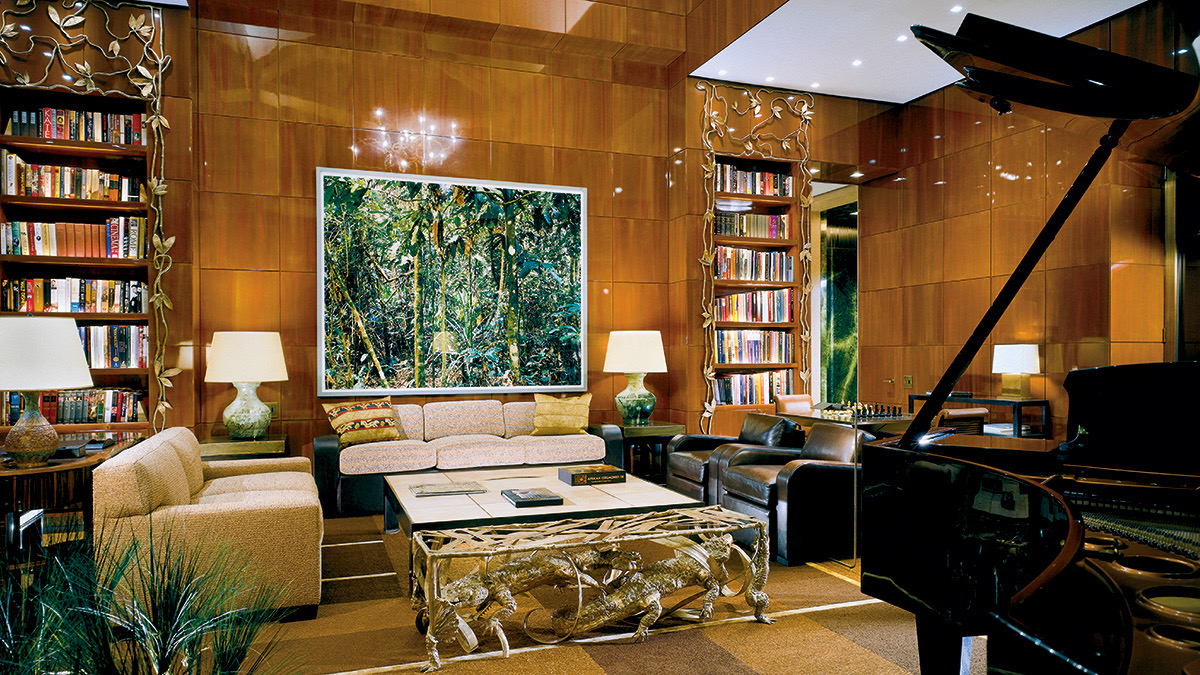 Le salon de la Ty Warner Penthouse au Four Seasons New York