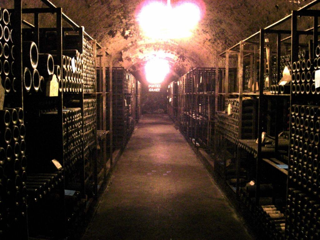 Grands vins en cave