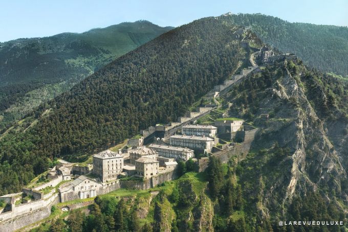 Le Fort de Fenestrelle dans les Alpes italiennes, près du Club Med Pragelato Sestriere