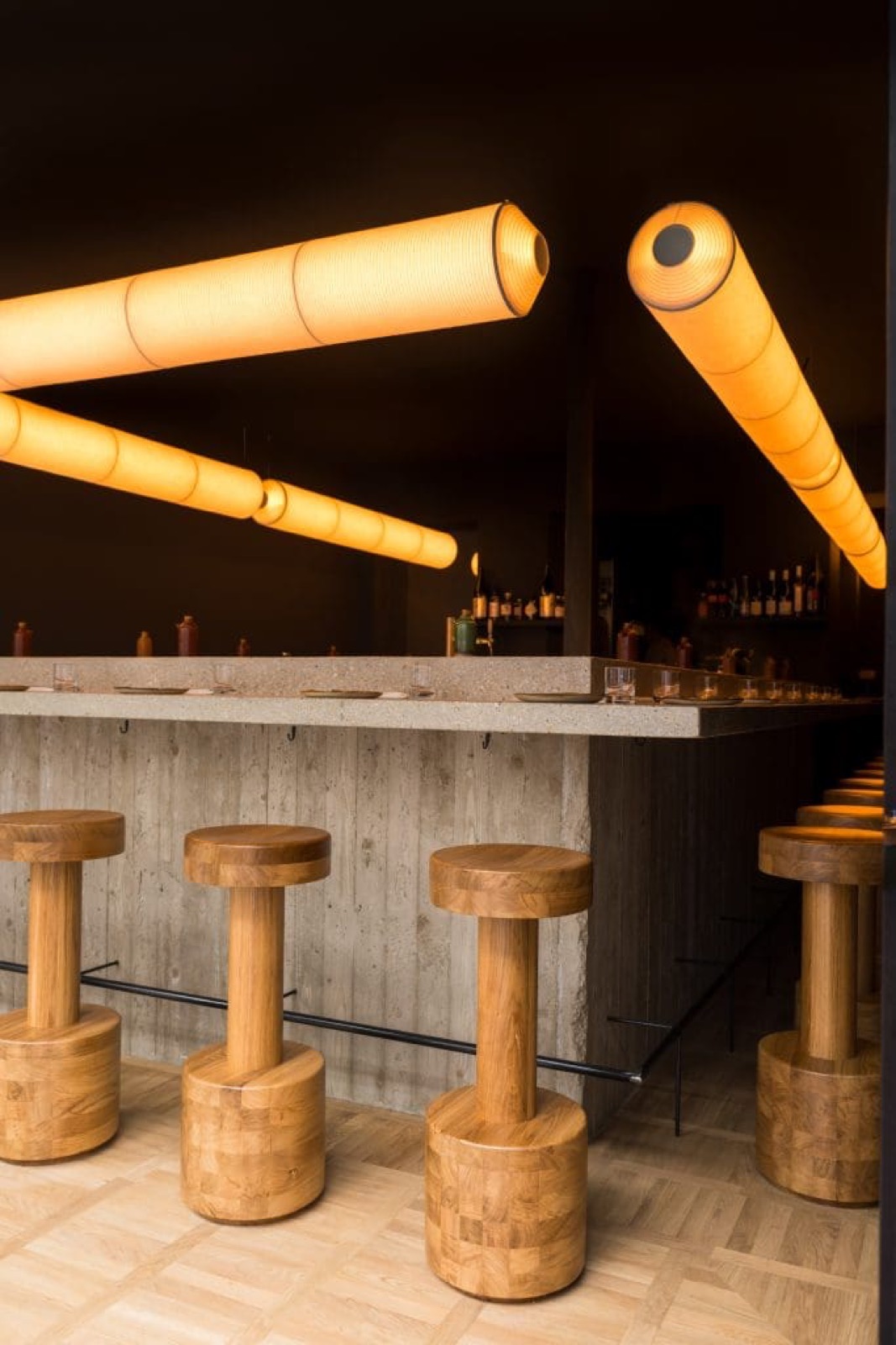 Doki doki comptoir design tabourets bois paris