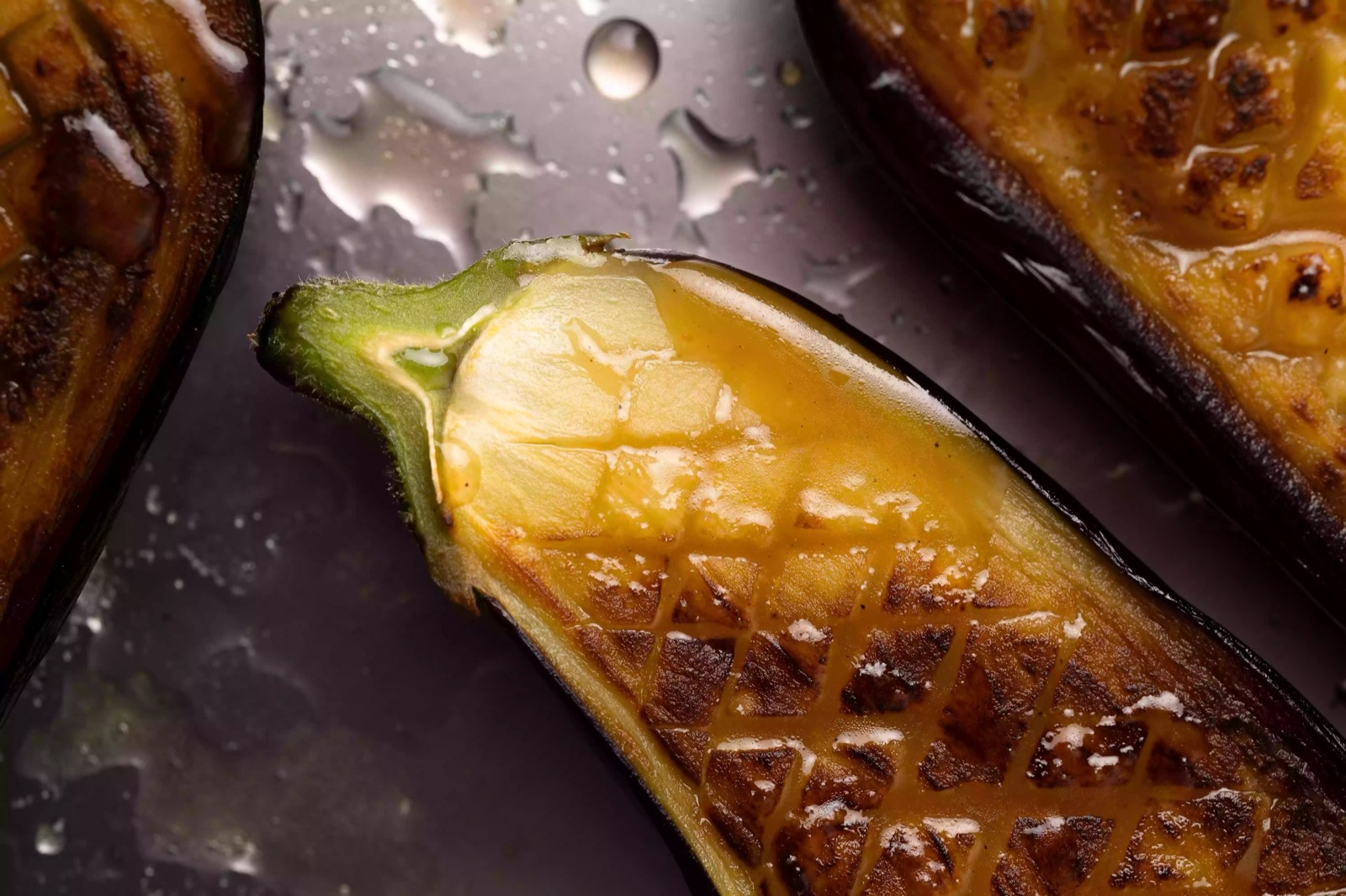 Mannie paris aubergine laquee cuisine vegetale