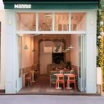 La devanture du restaurant Mannie, rue Coquillière, dans le 1er arrondissement de Paris