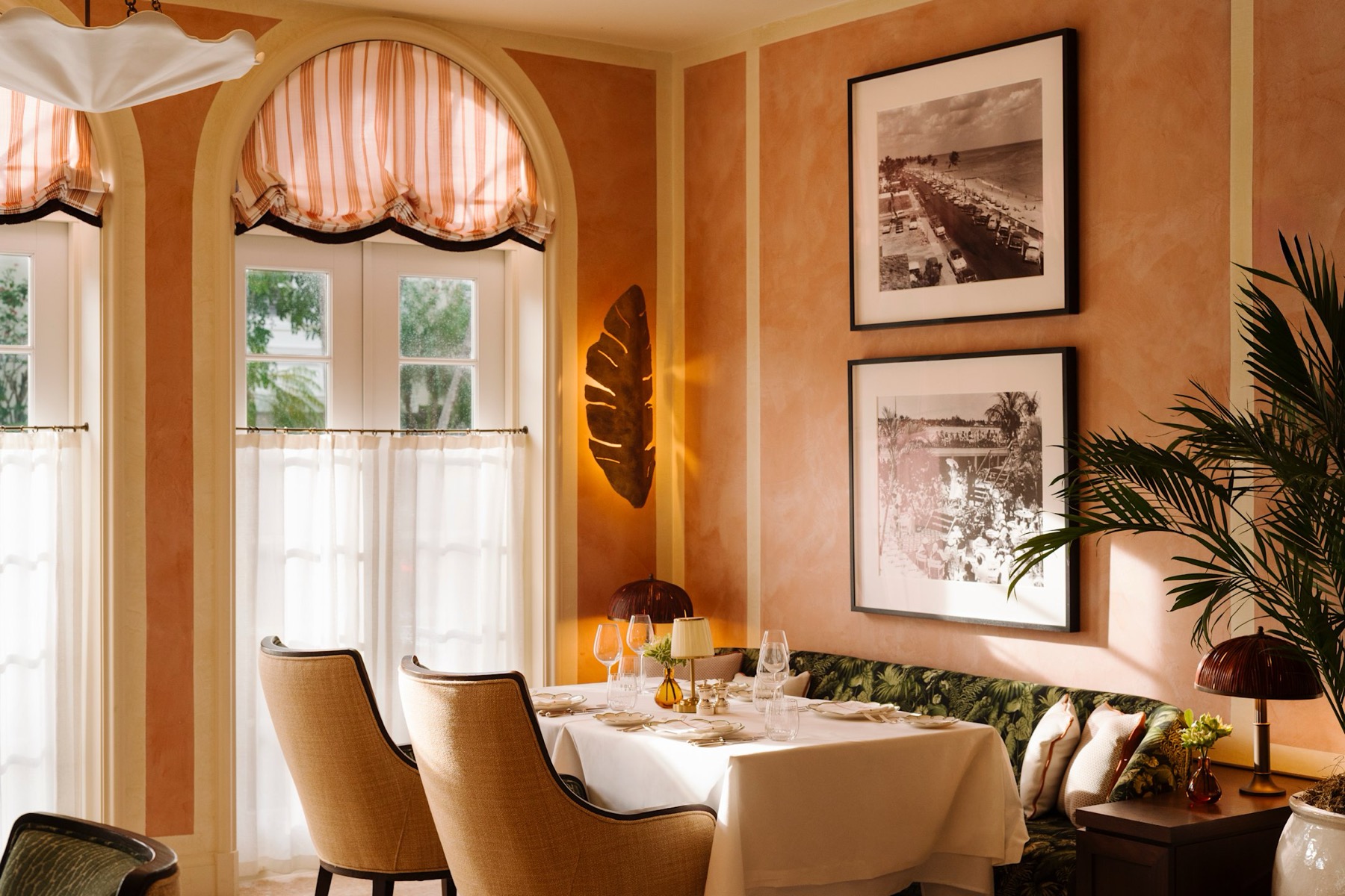 The vineta hotel palm beach restaurant cocos salle