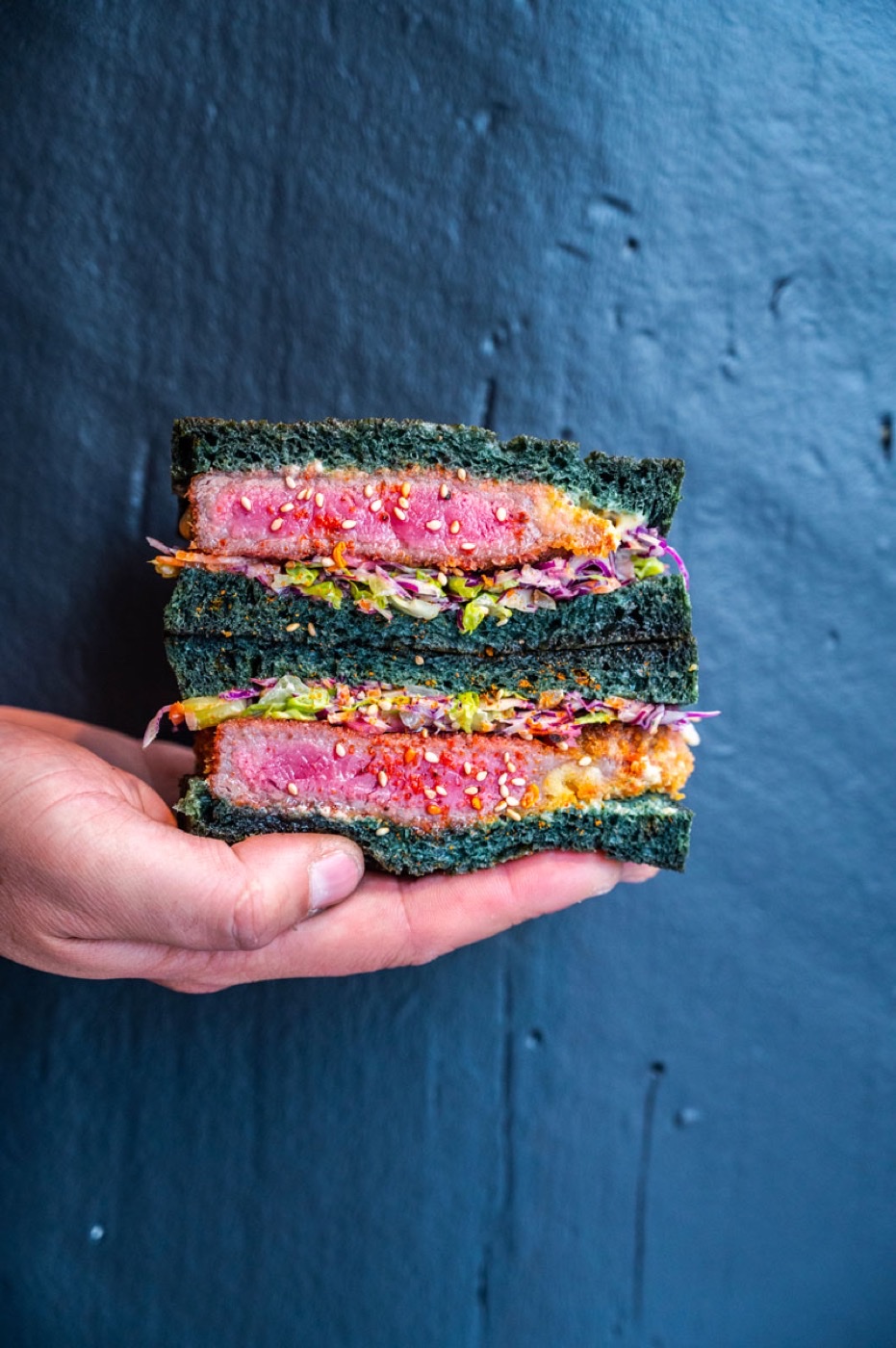 Yabai sando wagyu pain charbon paris
