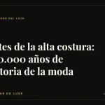 Antes de la alta costura: 400.000 años de historia de la moda