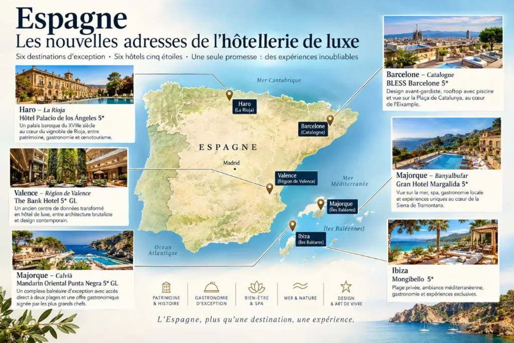 Hôtels de luxe en Espagne : ces 5 étoiles qui redessinent le pays - La Revue du Luxe