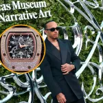 Los Angeles Inauguration du Lucas Museum - Lewis Hamilton : L'éclat d'une Richard Mille RM 17-01 Snow-Set - La Revue du Luxe