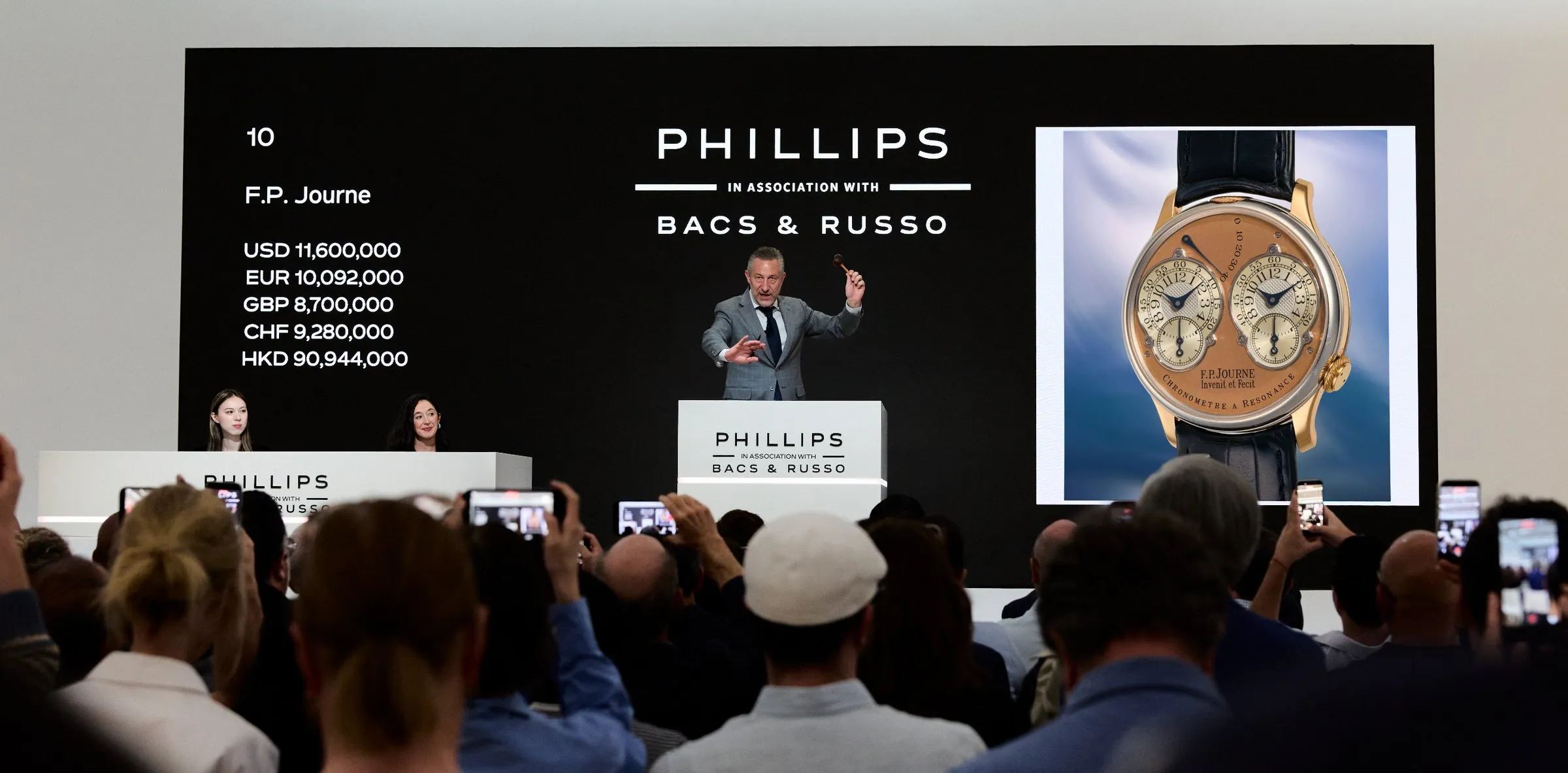 Subasta del F.P. Journe Chronomètre à Résonance Souscription n.º 007 en Phillips Nueva York en junio de 2026