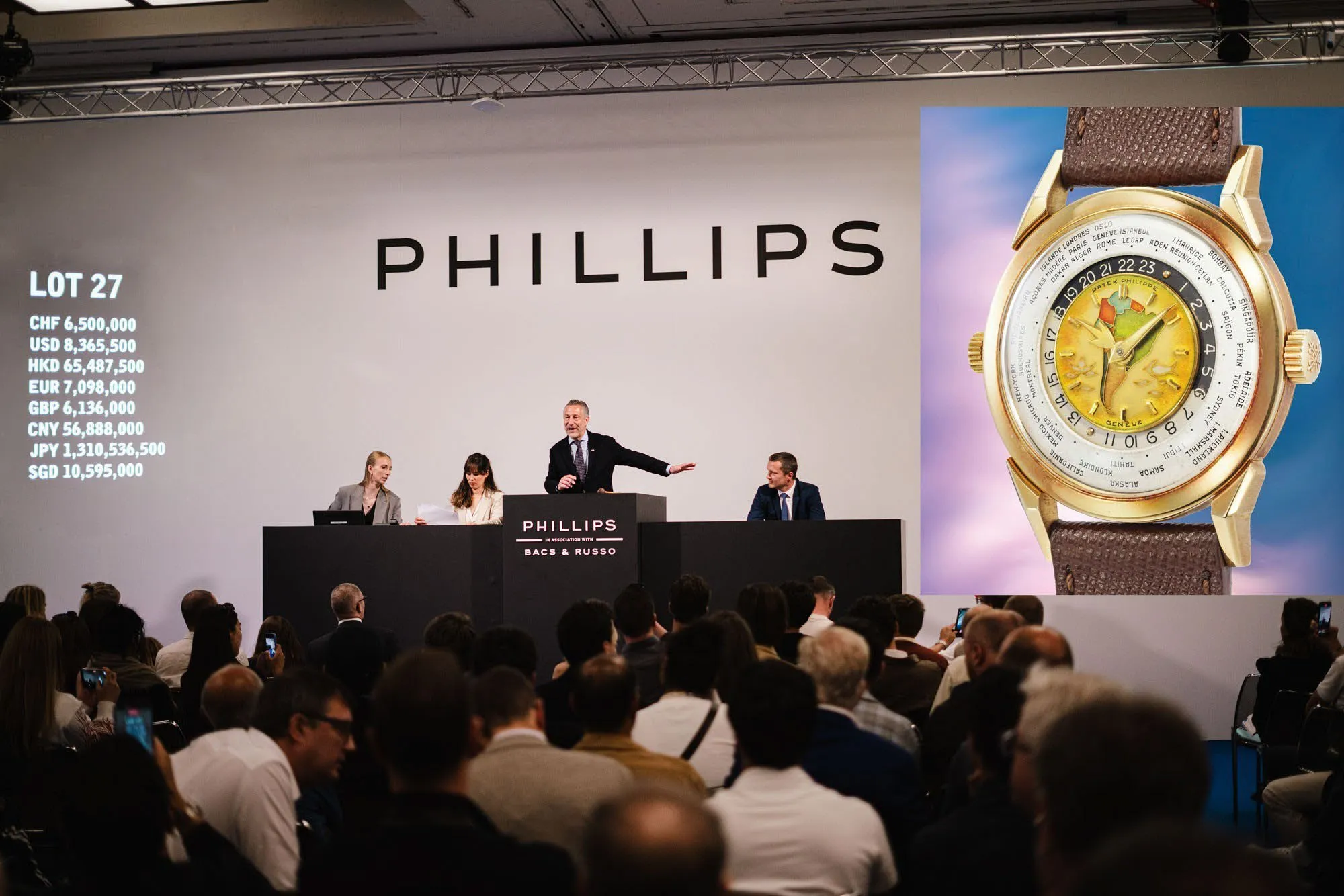 Patek Philippe referencia 2523 South America adjudicado en Phillips Ginebra en mayo de 2026