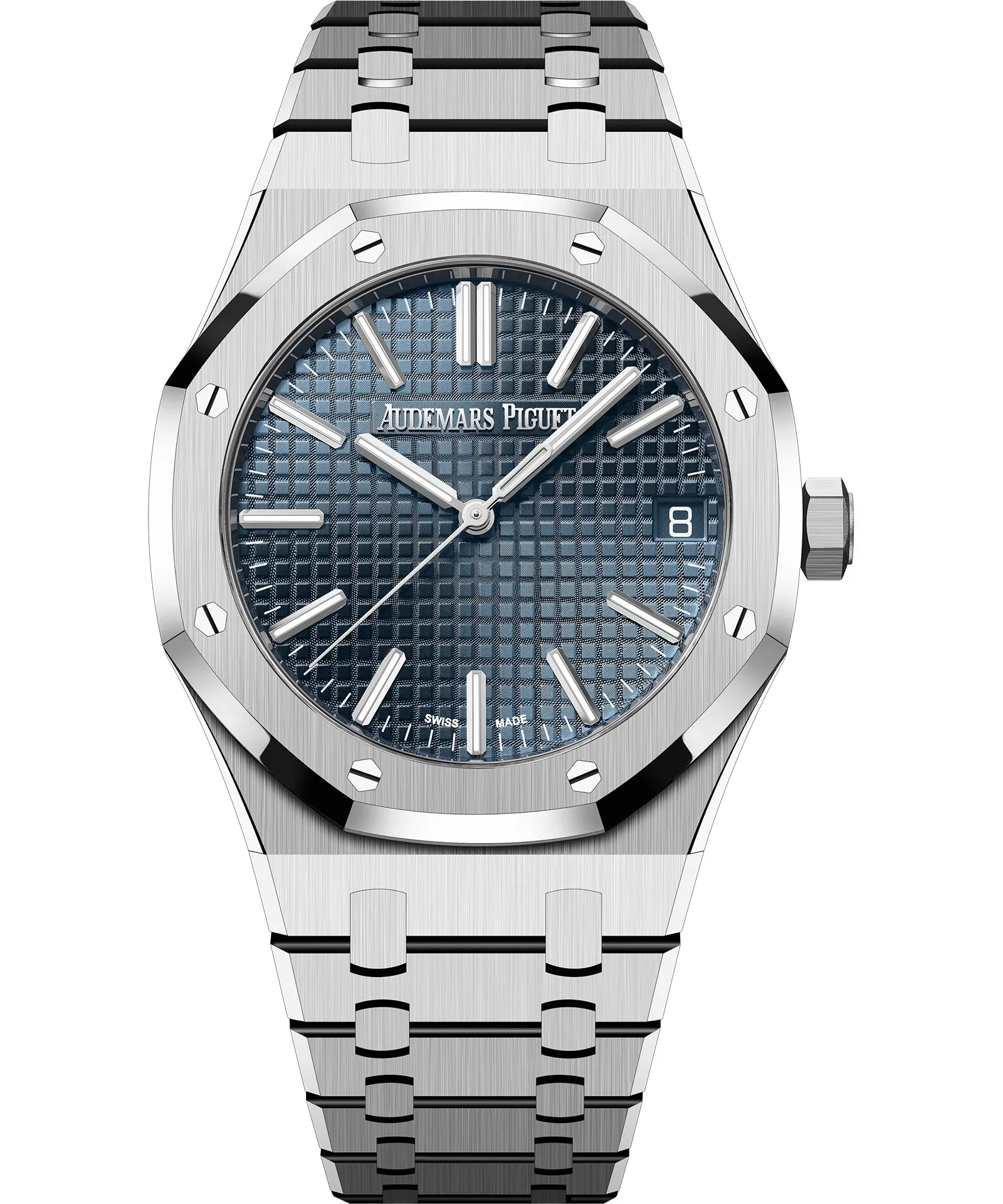 Audemars Piguet Royal Oak Automatic 15510ST 41 mm in steel, Bleu Nuit Nuage 50 dial